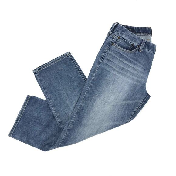 Lucky Brand Women's Sweet Jean Crop Size 8/29 Mid Rise Medium Wash Zipper Fly - Picture 1 of 6